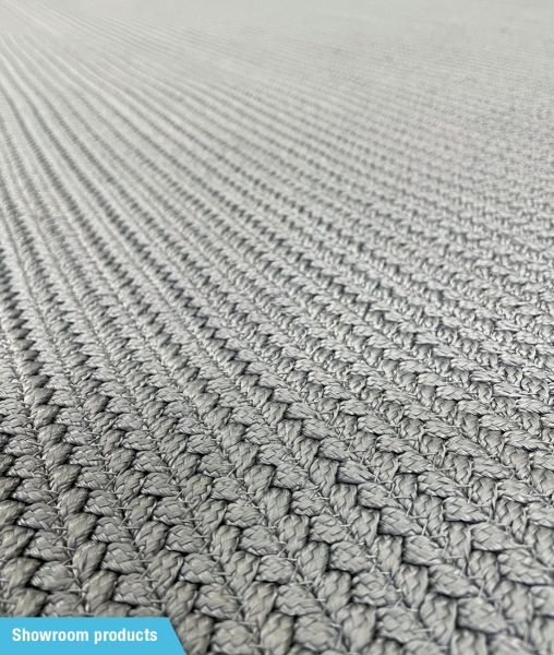 Quadratischer Teppich Geflecht braided 300 x 300 cm