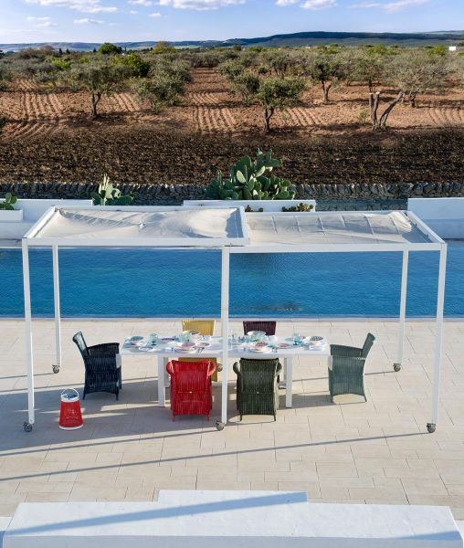 Offer - Shibuya® freestanding pergola with extension and cover
