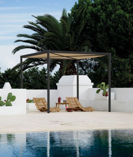 Shibuya® mobile Pergola frei stehend aus Aluminium