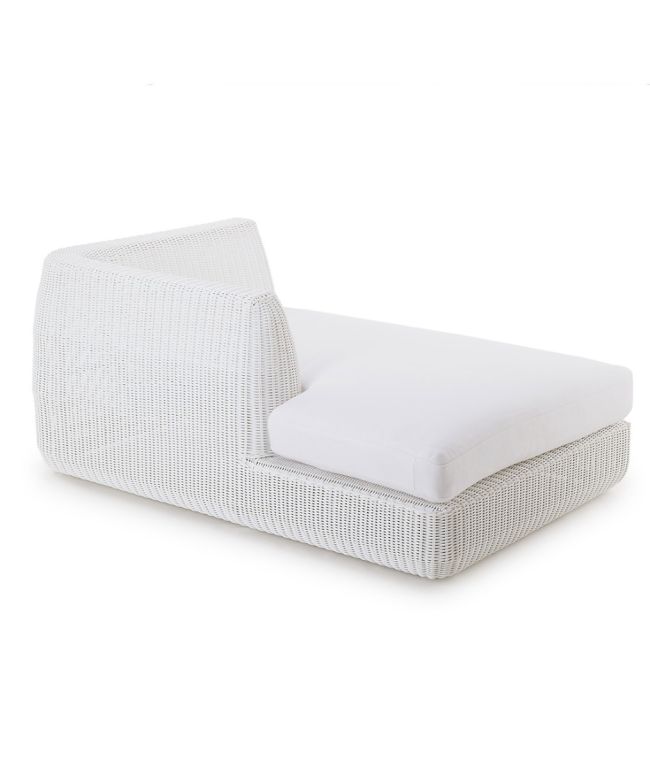 Agorà Backrest Module structure in WaProLace colour white