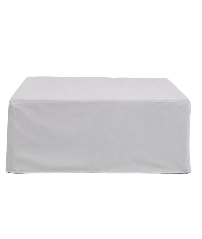 Protective cover for a 3-seat sofa and adjustable rectangular high table. Protective cover for a 3-seat sofa and adjustable rectangular high table.