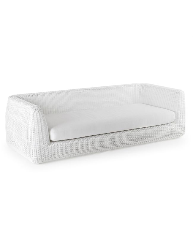 Agorà 3 seater sofà in WaProLace colour white Agorà 3 seater sofà in WaProLace colour white