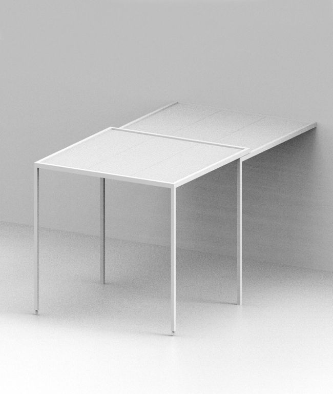 Pergola Extension Shibuya® in aluminium for freestanding pergola or attached pergola