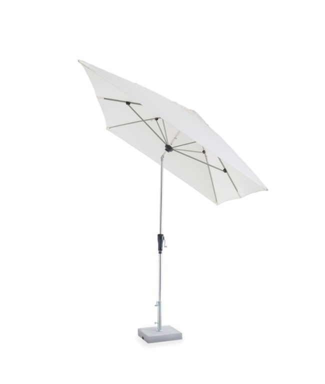Blissun Ombrellone Rettangolare Da Giardino Ceruleano - Con Manovella E Pulsante Di Inclinazione - 10ft