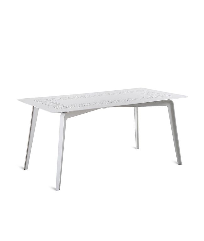 Tline rectangular table in aluminium