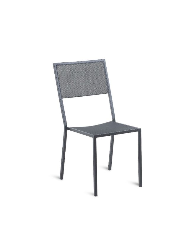 Stapelbarer Stuhl Conrad aus Eisen