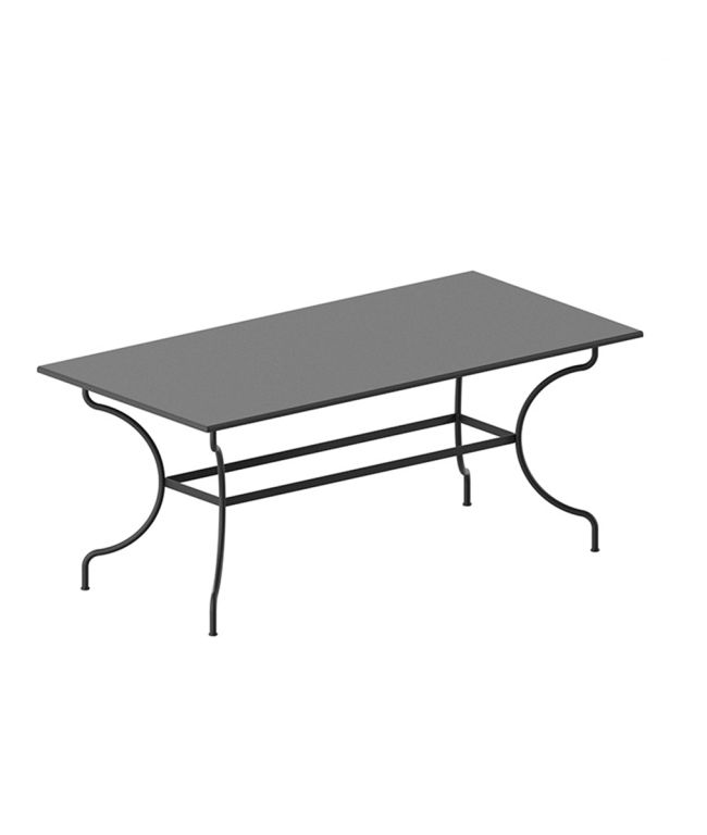 Table rectangulaire extensible Igea en fer Table rectangulaire extensible Igea en fer