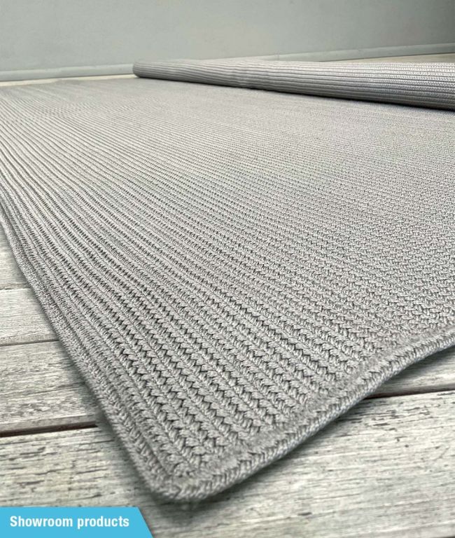 Quadratischer Teppich Geflecht braided 300 x 300 cm