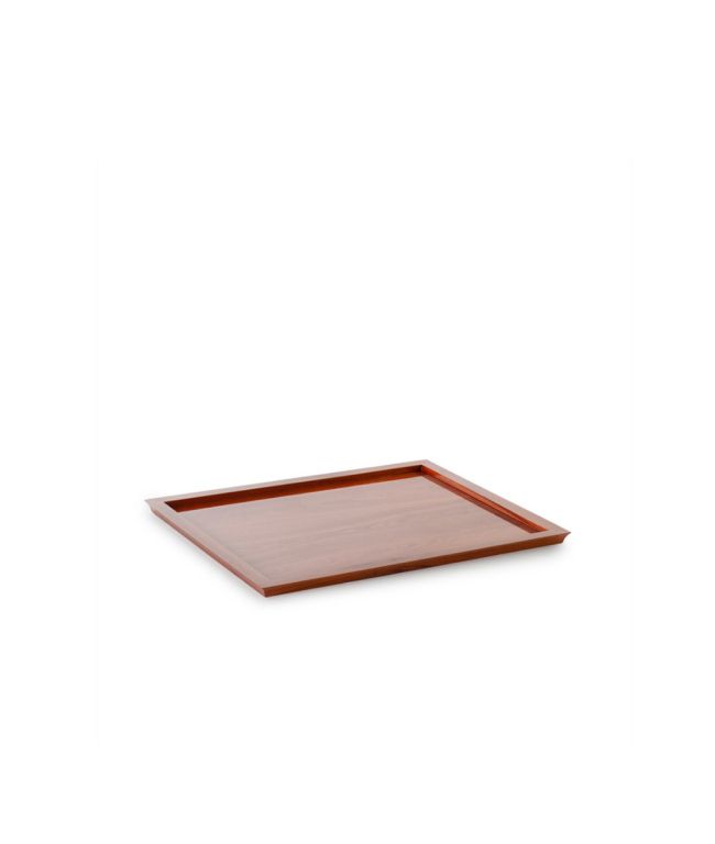 C'est la Vie tray for coffee table in mahogany