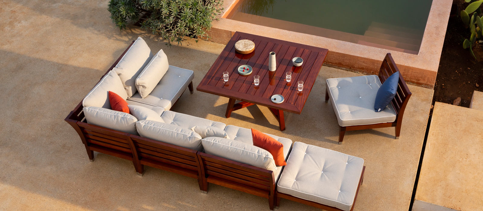 Andorra metal 4 store seater garden furniture