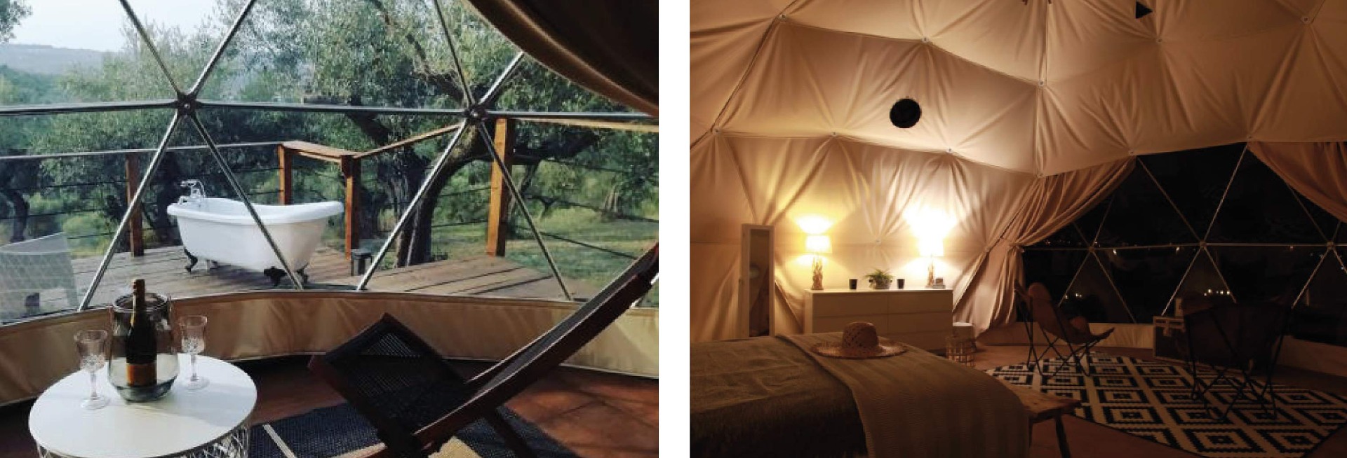 Glamping in collina - Cerchio del desiderio - Unopiù Magazine